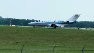 Citation CJ2 Take Off #viral #avgeek #cessna #citation #jet #aircraft #spotter #tulsa #airport #fypシ