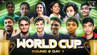 FIDE World Cup 2021 Round 2.1 | Live Commentary by Sagar, Amruta, Leon