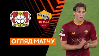 Bayer 04 Leverkusen — Roma. League of Europe. 1/2 finals. Knockout matches. Highlights 18.05.2023