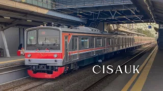 Nonton KRL Commuter Line dikala Senja Stasiun Cisauk! JR 205 Saikyo, Musashino, Yokohama Line!