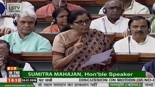 RM Nirmala Sitharaman busts Rahul Gandhi’s lies on Rafale deal in Parliament.