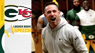 Packers celebrate Sunday Night Football win over Chiefs | Locker Room Speech