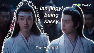 lan jingyi being sassy, honest and straightforward for 3 mins 48 secs straight