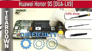 Huawei Honor 9S DUA-LX9 📱 Teardown Take apart Tutorial