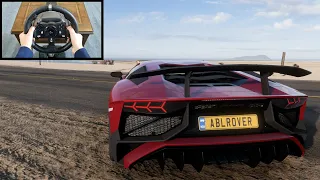 Lamborghini Aventador Superveloce - Forza Horizon 5 (Steering Wheel logitech g920) Gameplay