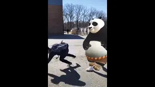 Po punches someone and hits the griddy