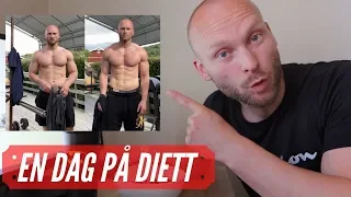 Hva jeg spiser en dag på diett | 2200kalorier