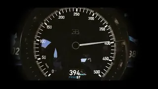 Bugatti Chiron atinge 414 km/h em uma auto estrada na Alemanha sem limites de velocidade.