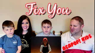 Acapop! KIDS - FIX YOU by Coldplay (Official Music Video) REACTION