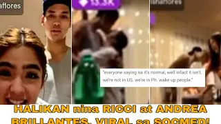 VIRAL sa SOCMED ang HALIKAN nina RICCI RIVERO at ANDREA BRILLANTES | nga netizens nagbigay nagREACT!