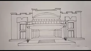 How to Draw a house.#TRDRAW36
