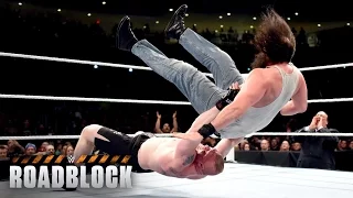 Brock Lesnar vs. Bray Wyatt & Luke Harper – 2-on-1 Handicap Match: WWE Roadblock 2016