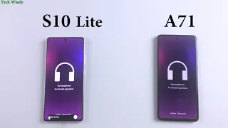 SAMSUNG A71 vs S10 Lite | Speed Test Comparison