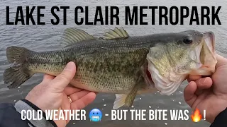 Lake St Clair Metropark Prespawn Bass Fishing For The  RLDLCustomChallenge