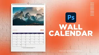 How to Design a Wall Photo Calendar in Photoshop — How to Use Adobe Photoshop (Part 41)