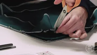 How to make a professional box cushion with zip opening www.victoriahammond.com