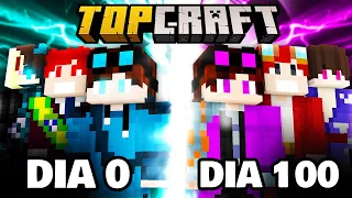 EU SOBREVIVI 100 DIAS NO MULTIVERSO DAS SÉRIES DE MINECRAFT - O FILME