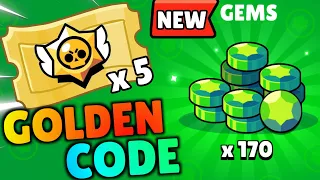 Did I FIND a GOLDEN CODE 😲😲 LAST ONE 170 Gems GIVEAWAY ! `Brawl Stars English #shootingstarrdrops