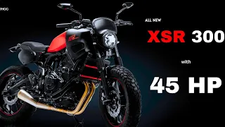 Breaking !! New Yamaha XSR 300 Revealed🔥Comes with Premium Design with New CP2 Engine