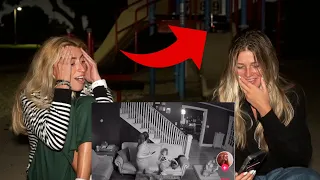 Reacting to Paranormal TikTok's in a HAUNTED Park... *TERRIFYING*