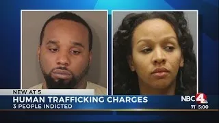 Husband, wife among 3 indicted on human trafficking charges