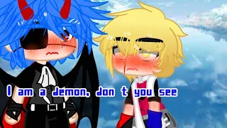 👹I Am A Demon👹[Meme](💙huggy x player??💛)[💫going to have 2 part💫]