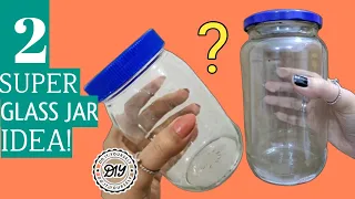 2 Incredible Glass Jar Ideas! 😍 DIY💫