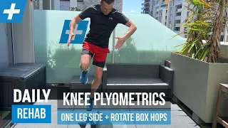 Box Hop Plyometrics for Single Leg Knee Strength and Stability | Tim Keeley | Physio REHAB