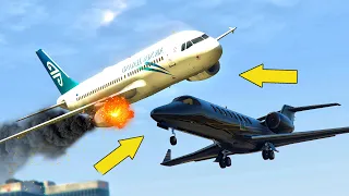 Airplane Emergency Landing in GTA 5 | Crazy Trevor's Last Day