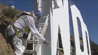 Hollywood sign gets makeover ahead of centennial