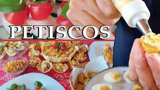 PETISCOS SIMLPES COM INGREDIENTES QUE VOCÊ TEM EM CASA -  RECEITAS DA ROSA