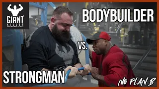 Strongman vs Bodybuilder | BACK DAY