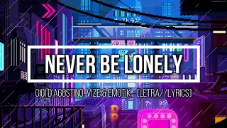 🔹️[Letra//Lyrics] Gigi D'Agostino, VIZE & EMOTIK - Never Be Lonely // SUB ESPAÑOL