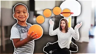 The Best 3 Year Old Basketball Player vs Mom | DJ's Clubhouse