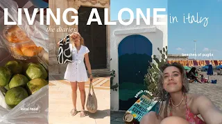 LIVING ALONE in Italy | days at the beach, visiting Pompeii & more!