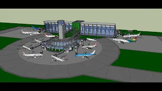 SketchUp: Making a Regional Airport