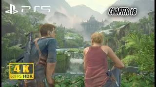 Uncharted 4 : A Theif 's End Walkthrough PS5 Chapter 18 : New Devon 4K60FPS HDR GamePlay