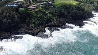 Queen's Bath at Princeville in Kauai temporarily closed