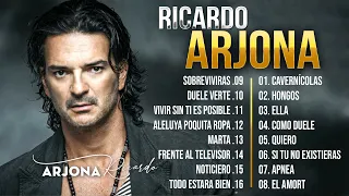 RICARDO ARJONA 25 GRANDES EXITOS SUS MEJORES CANCIONES - LAS 25 MEJORES BALADAS DE RICARDO ARJONA