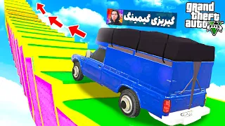 کدام ماشین میتونه پله ها رو در جی تی ای بره ؟ 😰🚛 GTA 5 Challenge #3