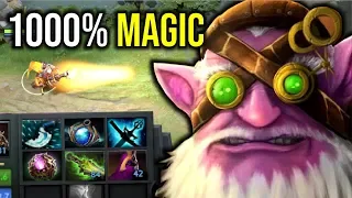 1000% MAGIC DAMAGE..!! Full Magic Build Sniper Veil 1st Item 7.22d | Dota 2