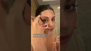Secret formula for lifted fox eye Bella hadid natural makeup eyebrows tutorial
