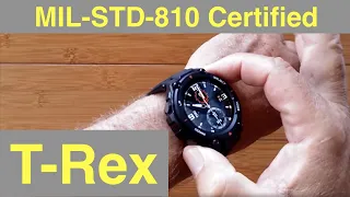 XIAOMI AMAZFIT T-Rex 5ATM Waterproof Rugged MIL-STD-810 Sports Fitness Smartwatch: Unbox & 1st Look