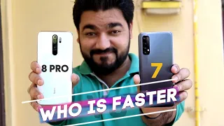 Realme 7 vs Redmi Note 8 PRO Speed Test Comparison - SHOCKING 🔥🔥