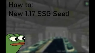 How to run the NEW 1.17 SSG SEED