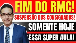 CARTÃO CONSIGNADO! RMC + SUSPENSÃO DOS CONSIGNADOS HOJE!