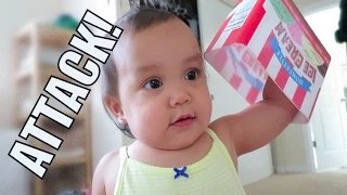 When Babies ATTACK! - August 05, 2015 -  ItsJudysLife Vlogs