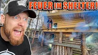 Mattin Shelter in FLAMMEN! Notausgang, Pissoir und Seilbahn gebaut | Fritz Meinecke reagiert