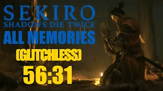 Sekiro All Memories (Glitchless) Speedrun in 56:31 (Former WR)