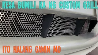 Custom Grill Na Pang Papogi Ng Kotse. DIY Bumper Grill Install. Toyota Solara